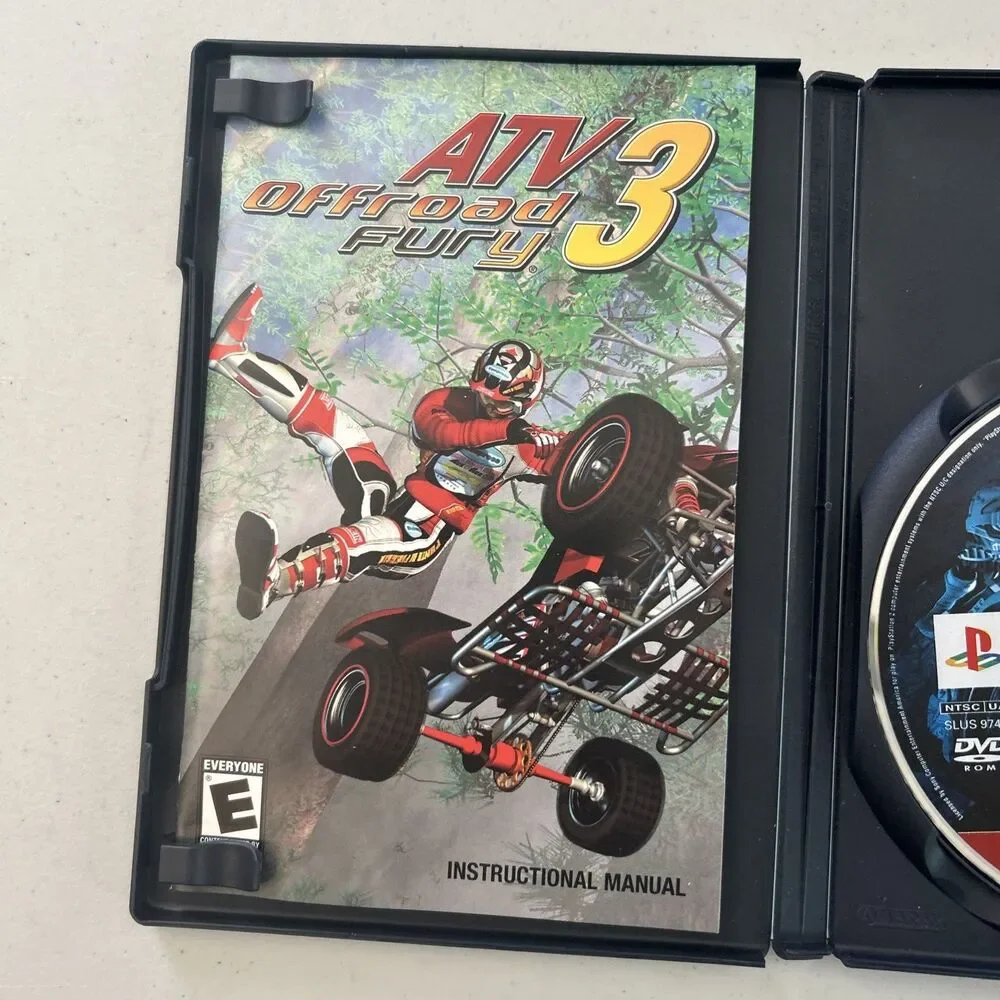 ATV Offroad Fury 2 & 3 PS2 Bundle Sony PlayStation 2 2004 CIB Complete Tested